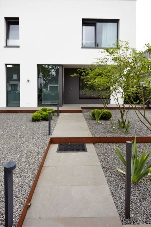 耐候鋼在庭院造景中的4種用法，為庭院造景提供新靈感